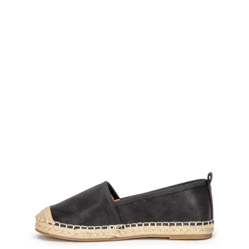 G2010B Γυναικεία Εσπαντρίγια-Loafers ZAK SHOES Μαύρο