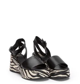 G2015B Γυναικεία Πλατφόρμα BETSY Μαύρο