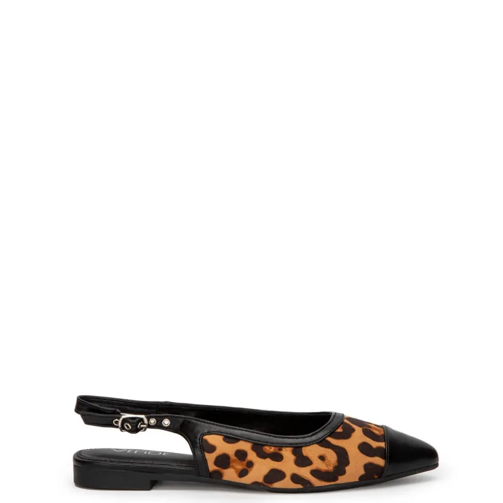 G2032L Γυναικείο Slingback VERDE Λεοπάρ G2032L Γυναικείο Slingback VERDE Λεοπάρ