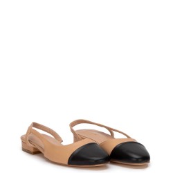G2034BE Γυναικείο Slingback VERDE Μπεζ