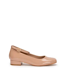 G2038BE  Γυναικείο Γοβάκι-Μπαλαρίνα VERDE Μπεζ