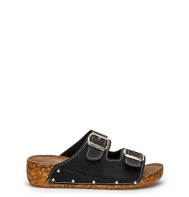 G2051B Γυναικεία Παντόφλα SIRENA Μαύρο