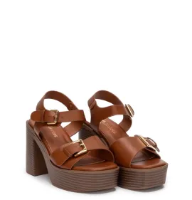 G2061C Γυναικείο Πέδιλο ZAK SHOES Κάμελ