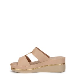 G2063BE Γυναικεία Ανατομική Παντόφλα ZAK SHOES Μπεζ