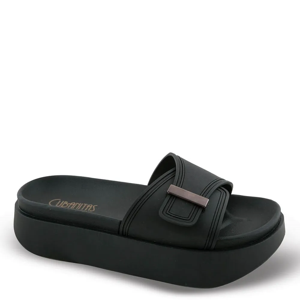 G2065B Women's Flip Flop CUBANITAS Black G2065B Women's Flip Flop CUBANITAS Black
