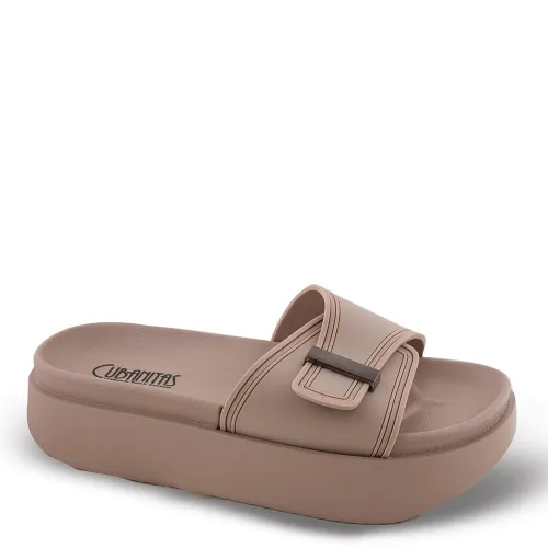 G2065ΒE Γυναικεία Σαγιονάρα CUBANITAS Μπεζ G2065ΒE Γυναικεία Σαγιονάρα CUBANITAS Μπεζ