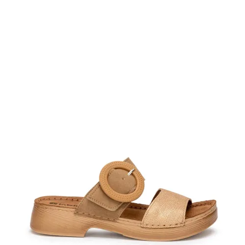 G2082BE Women's Anatomic Slippers INBLU Beige G2082BE Women's Anatomic Slippers INBLU Beige