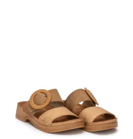 G2082BE Γυναικεία Ανατομική Παντόφλα INBLU Μπεζ