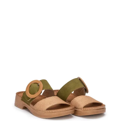 G2082KH Women's Anatomic Slippers INBLU Khaki G2082KH Women's Anatomic Slippers INBLU Khaki