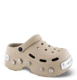 G2084BE Γυναικείο Σαμπό Θαλάσσης CUBANITAS Μπεζ