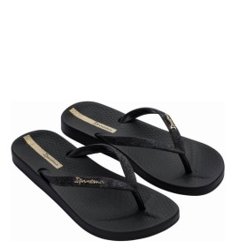 G2085B Women's Flip Flop IPANEMA Black Glitter G2085B Women's Flip Flop IPANEMA Black Glitter