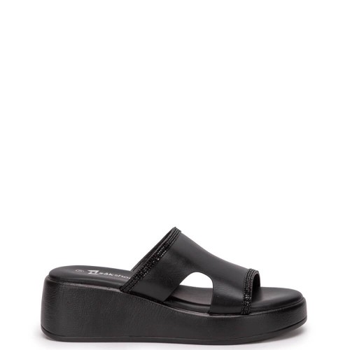 G2101B Γυναικεία Παντόφλα ZAK SHOES Μαύρο
