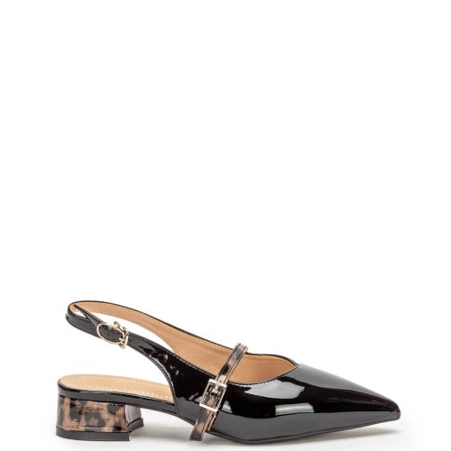G2110B Γυναικείο Slingback ZAK SHOES Μαύρο