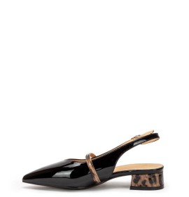 G2110B Γυναικείο Slingback ZAK SHOES Μαύρο