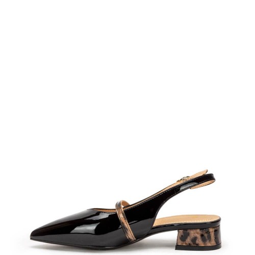 G2110B Γυναικείο Slingback ZAK SHOES Μαύρο