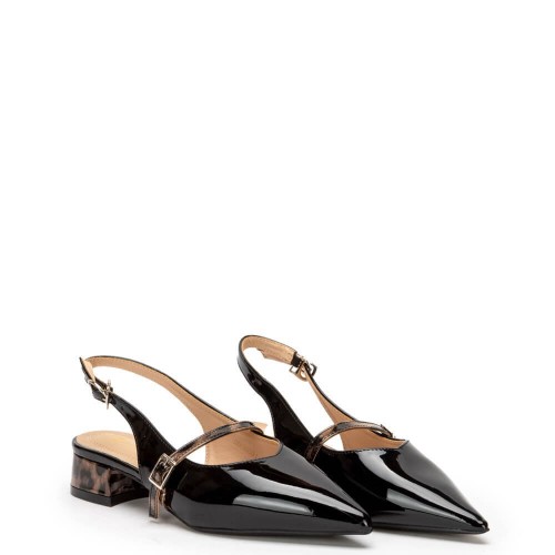 G2110B Γυναικείο Slingback ZAK SHOES Μαύρο