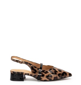 G2110L Γυναικείο Slingback ZAK SHOES Animal Print