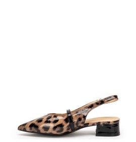 G2110L Γυναικείο Slingback ZAK SHOES Animal Print
