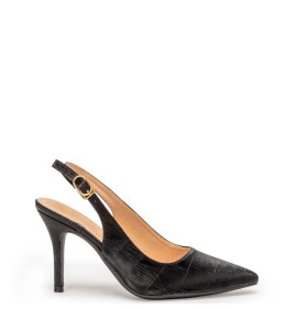 G2111B Γυναικείο Slingback ZAK SHOES Μαύρο