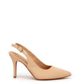 G2111BE Γυναικείο Slingback ZAK SHOES Μπεζ