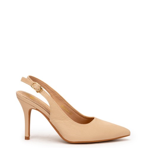 G2111BE Γυναικείο Slingback ZAK SHOES Μπεζ