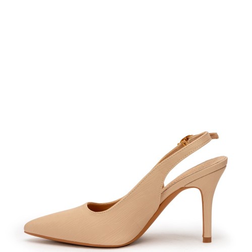 G2111BE Γυναικείο Slingback ZAK SHOES Μπεζ