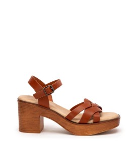 G2112C Γυναικείο Πέδιλο ZAK SHOES Κάμελ