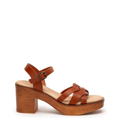 G2112C Γυναικείο Πέδιλο ZAK SHOES Κάμελ