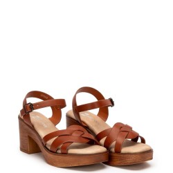 G2112C Γυναικείο Πέδιλο ZAK SHOES Κάμελ