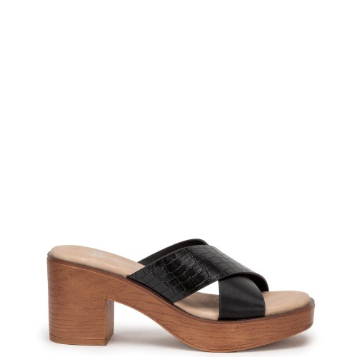 G2113B Γυναικεία Παντόφλα ZAK SHOES Μαύρο