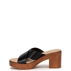 G2113B Γυναικεία Παντόφλα ZAK SHOES Μαύρο