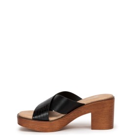 G2113B Γυναικεία Παντόφλα ZAK SHOES Μαύρο