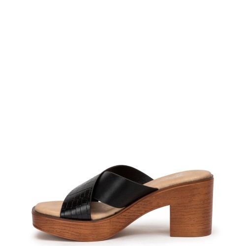 G2113B Γυναικεία Παντόφλα ZAK SHOES Μαύρο