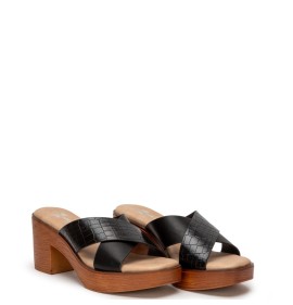 G2113B Γυναικεία Παντόφλα ZAK SHOES Μαύρο