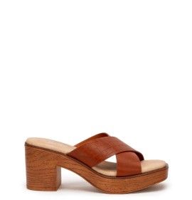 G2113C Γυναικεία Παντόφλα ZAK SHOES Κάμελ