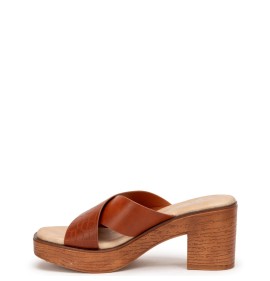 G2113C Γυναικεία Παντόφλα ZAK SHOES Κάμελ