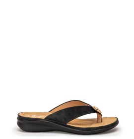G2114B Γυναικεία Ανατομική Παντόφλα ZAK SHOES Μαύρο