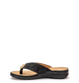 G2114B Γυναικεία Ανατομική Παντόφλα ZAK SHOES Μαύρο