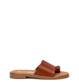 G2115T Γυναικεία Παντόφλα ZAK SHOES Κάμελ
