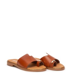 G2115T Γυναικεία Παντόφλα ZAK SHOES Κάμελ