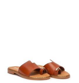 G2115T Γυναικεία Παντόφλα ZAK SHOES Κάμελ