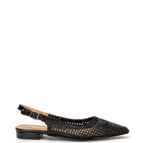 G2119B Γυναικείο Slingback ZAK SHOES Μαύρο