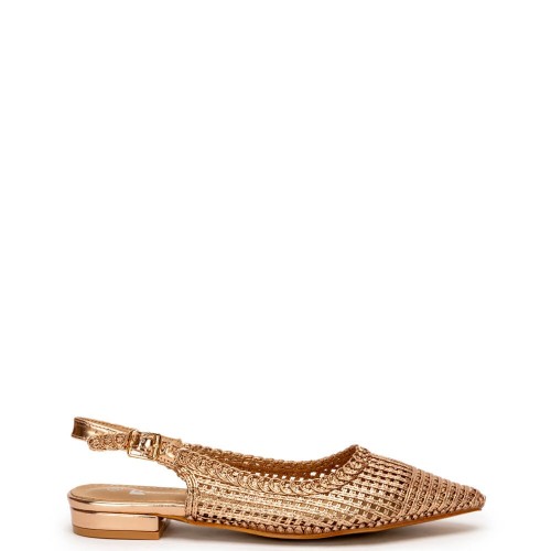 G2119BZ Γυναικείο Slingback ZAK SHOES Μπρονζέ