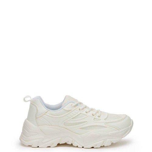 G2128W Γυναικείο Casual ADAM'S SHOES Λευκό