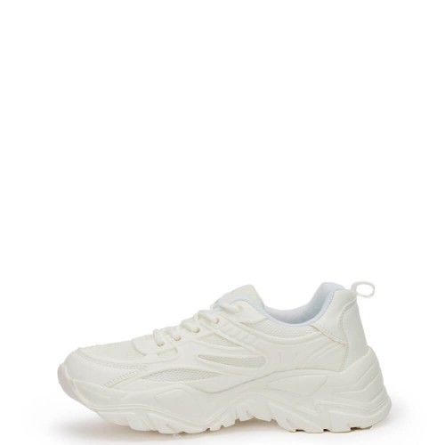 G2128W Γυναικείο Casual ADAM'S SHOES Λευκό