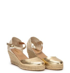 G2142G Γυναικεία Εσπαντρίγια-Πλατφόρμα ADAM'S SHOES Χρυσό