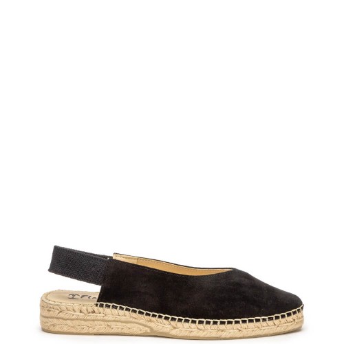 G2144B Γυναικεία Εσπαντρίγια-Slingback FLAMENCO Μαύρο