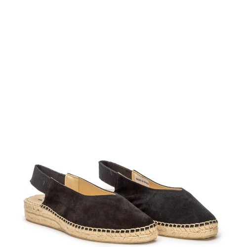 G2144B Γυναικεία Εσπαντρίγια-Slingback FLAMENCO Μαύρο