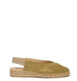 G2144KH Γυναικεία Εσπαντρίγια-Slingback FLAMENCO Χακί