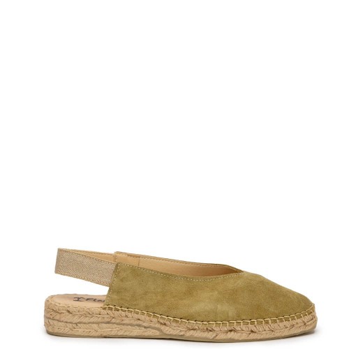 G2144KH Γυναικεία Εσπαντρίγια-Slingback FLAMENCO Χακί